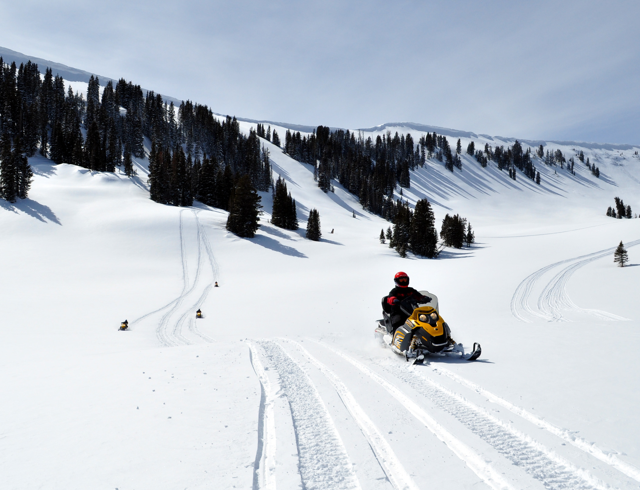 3HR Guided Snowmobile Trip